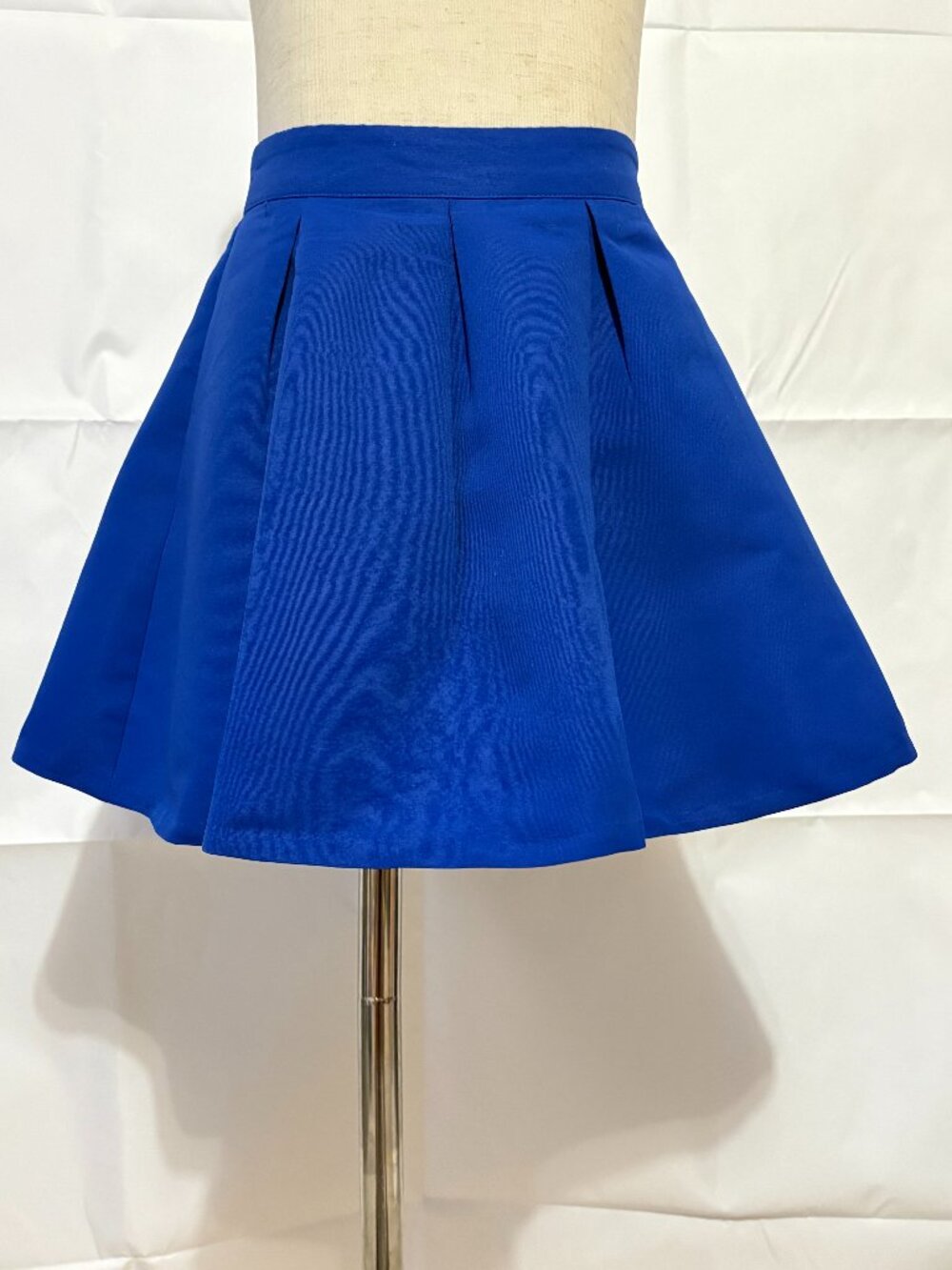 Forever 21 Girls Royal Blue Pleated Skater Skirt Size 5/6